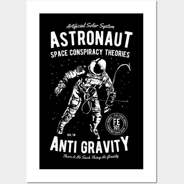 Astronaut Comic Book Style Wall Art by NineBlack